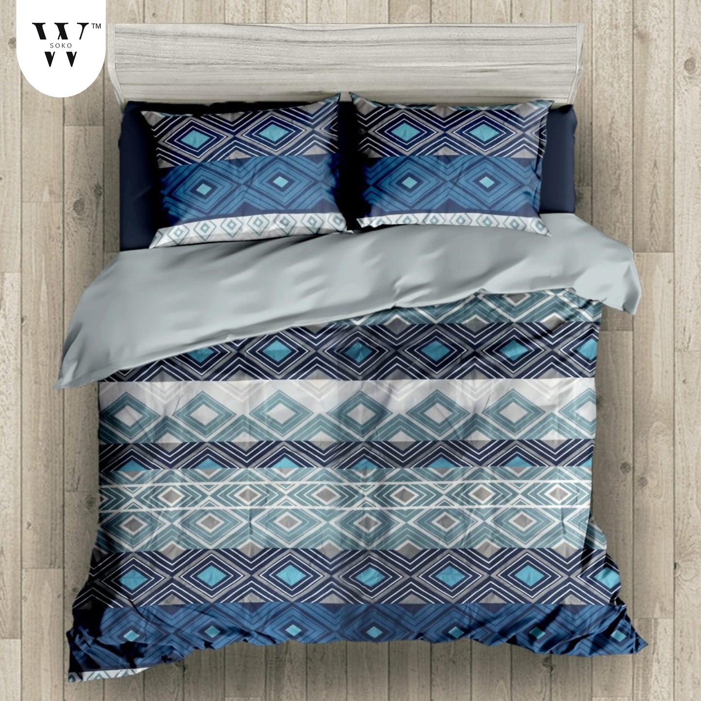 Novira Premium Single Bedsheet (60" x 90")- 144 TC