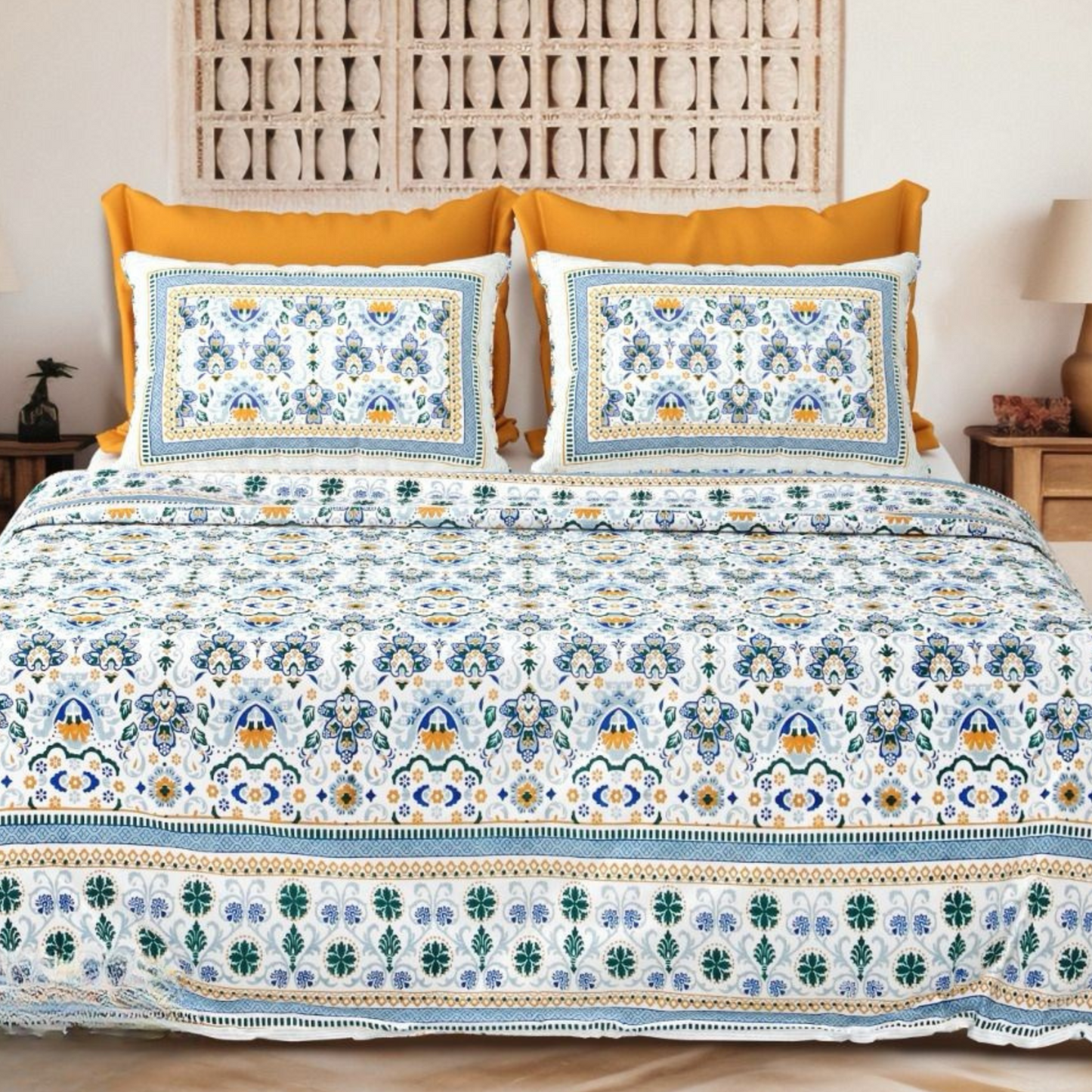 Jaipuri Block Print - King Size (108 x 108)