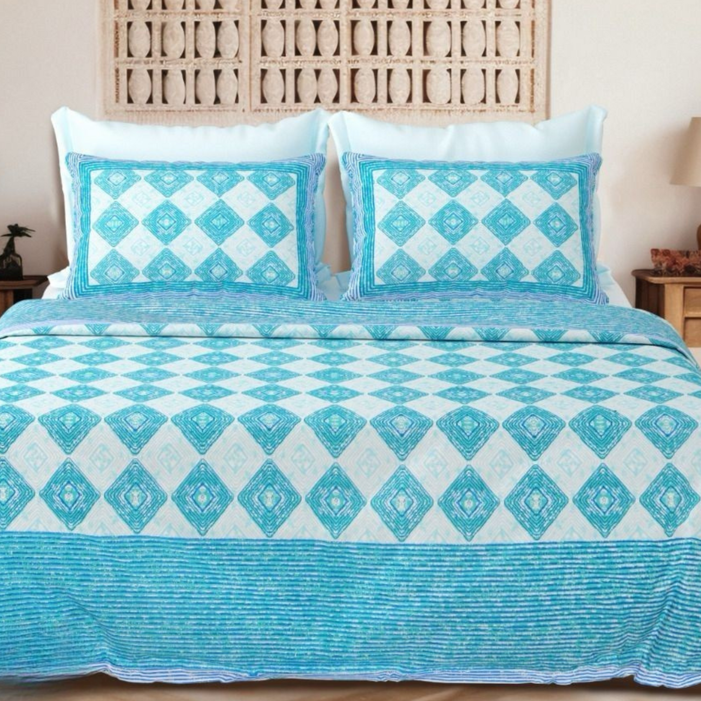 Jaipuri Block Print - King Size (108 x 108)