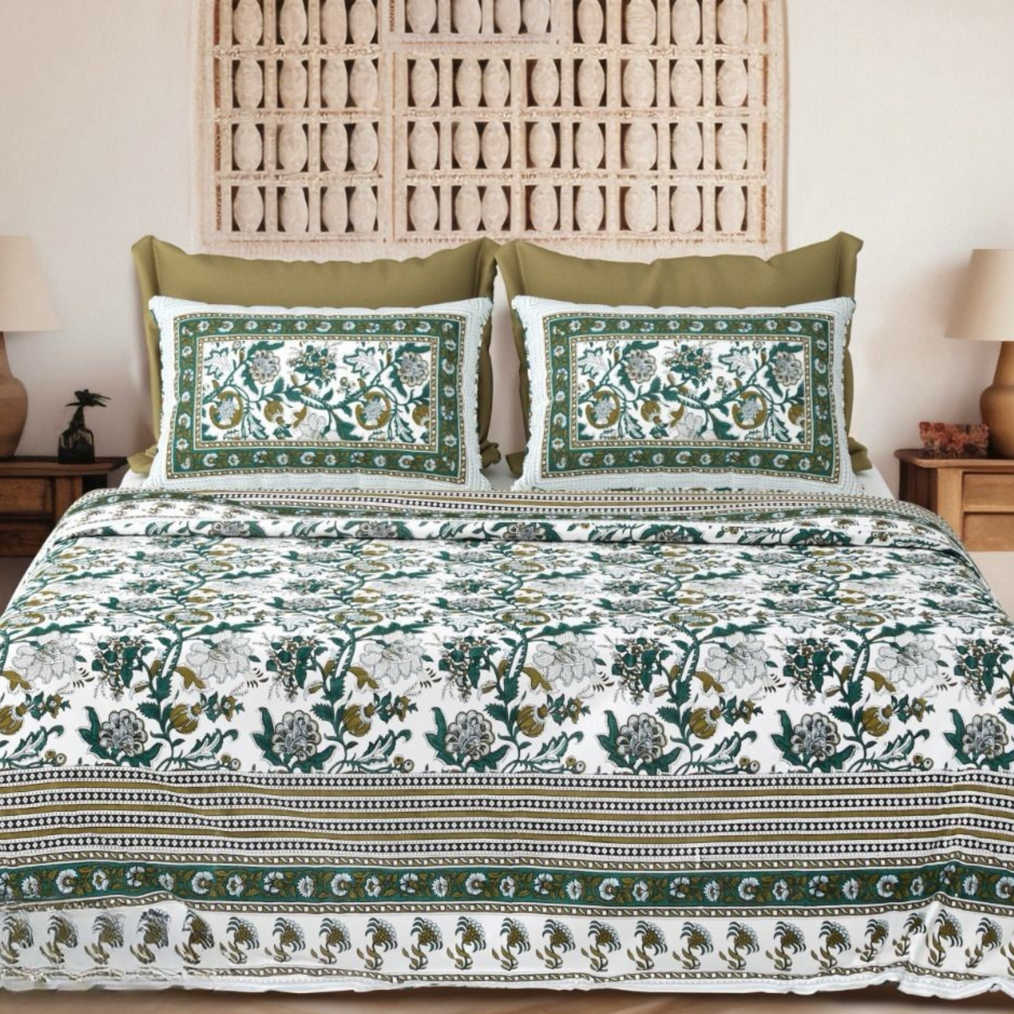 Jaipuri Block Print - King Size (108 x 108)