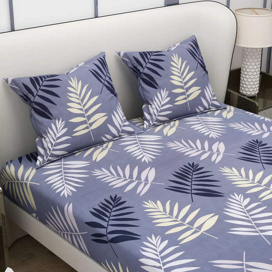 Fiorayne Premium Queen Size Bedsheet (90" x 100") 300 TC