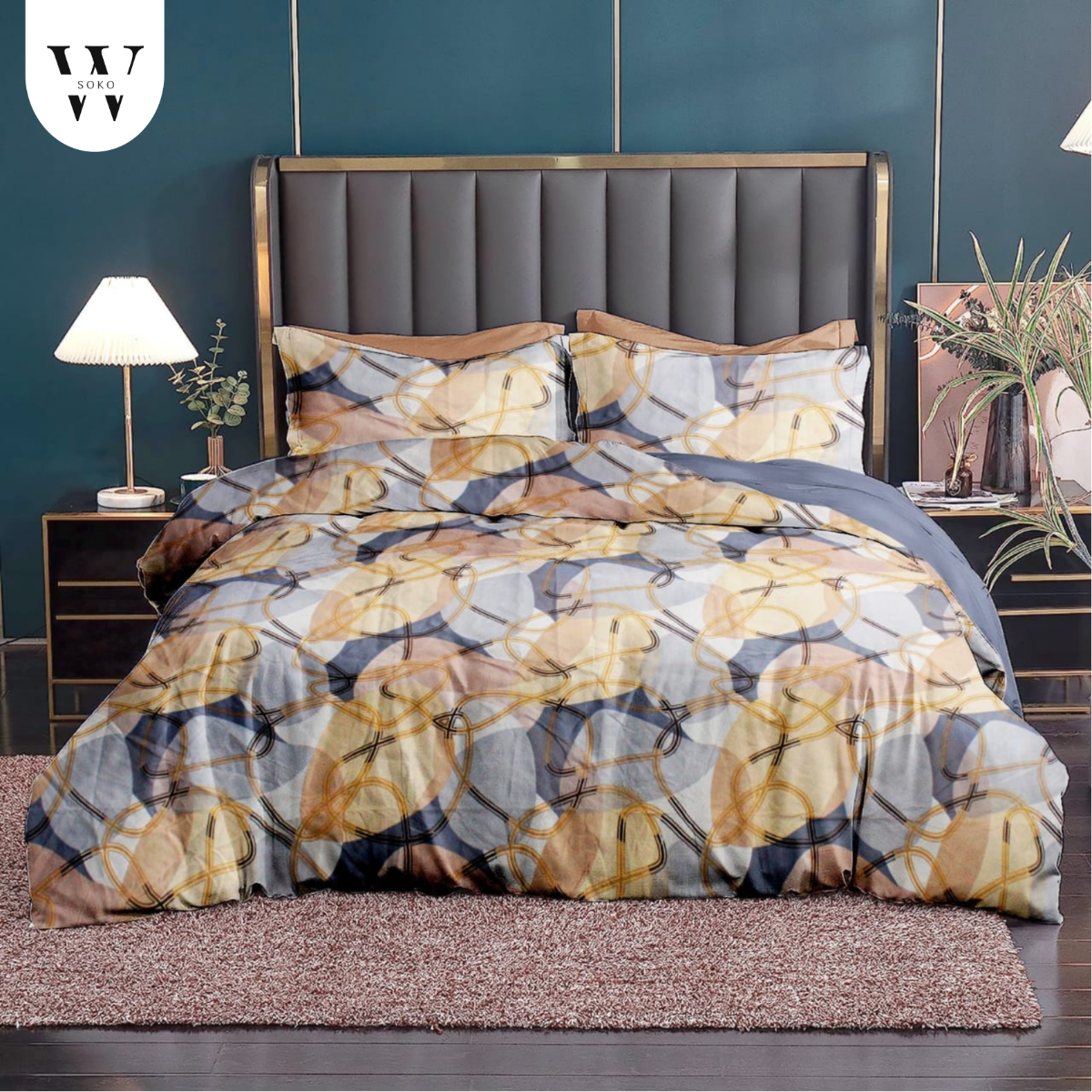 Novelia Premium Double Bedsheet (90" x 100") - 300 TC