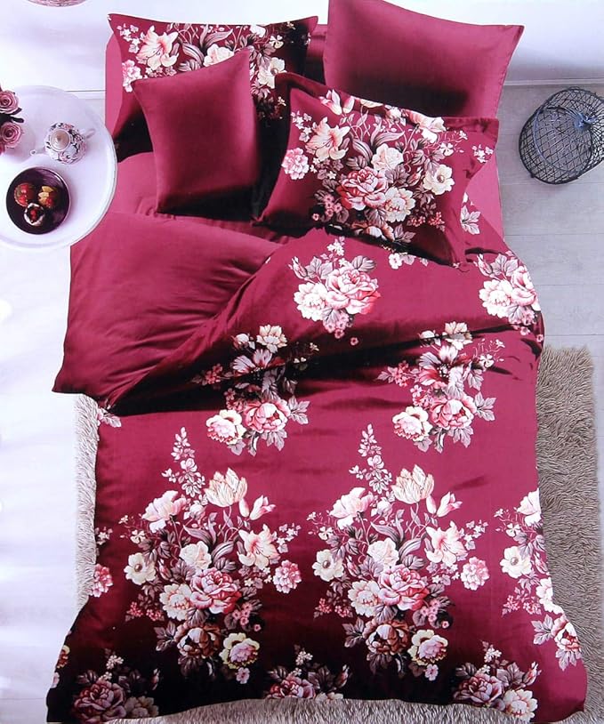 Felonique Premium King Size Bedsheet (108" x 108") 400 TC