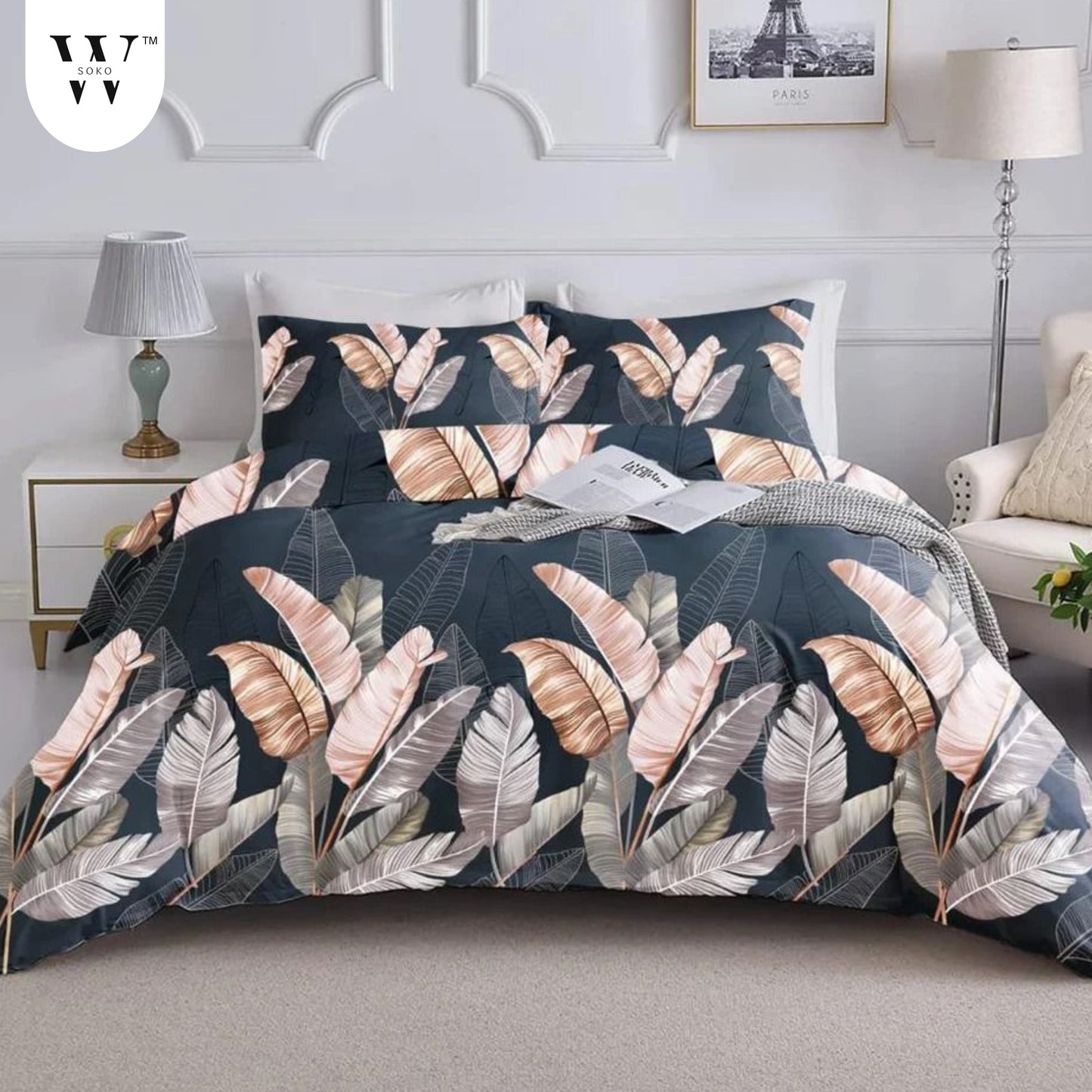 Estrelis Premium Single Bedsheet (60" x 90")- 144 TC