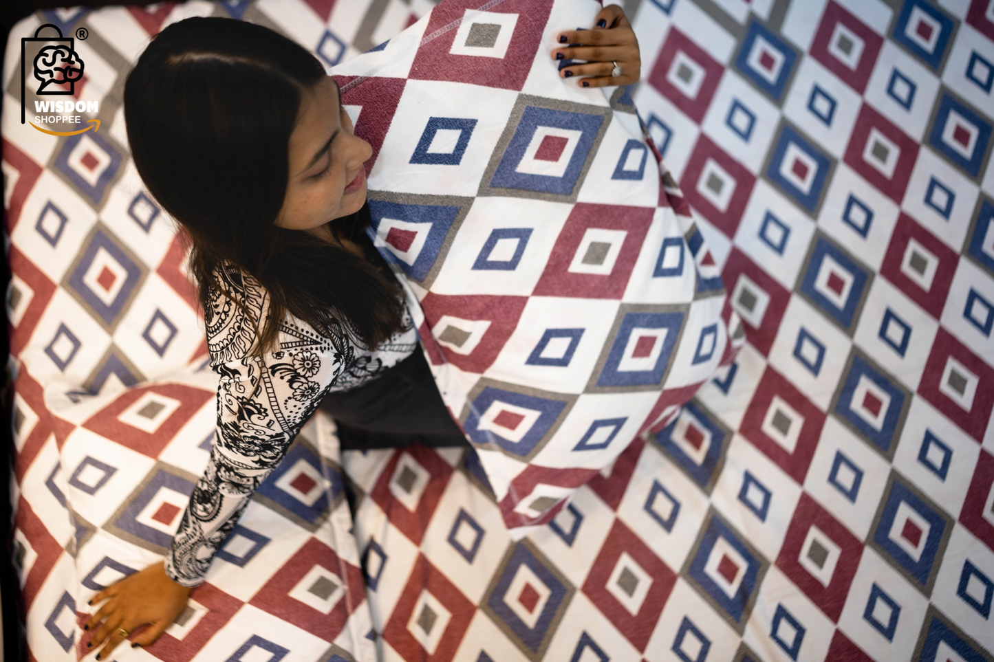 Clarviera Premium King Size Bedsheet (108" x 108"): 400 TC