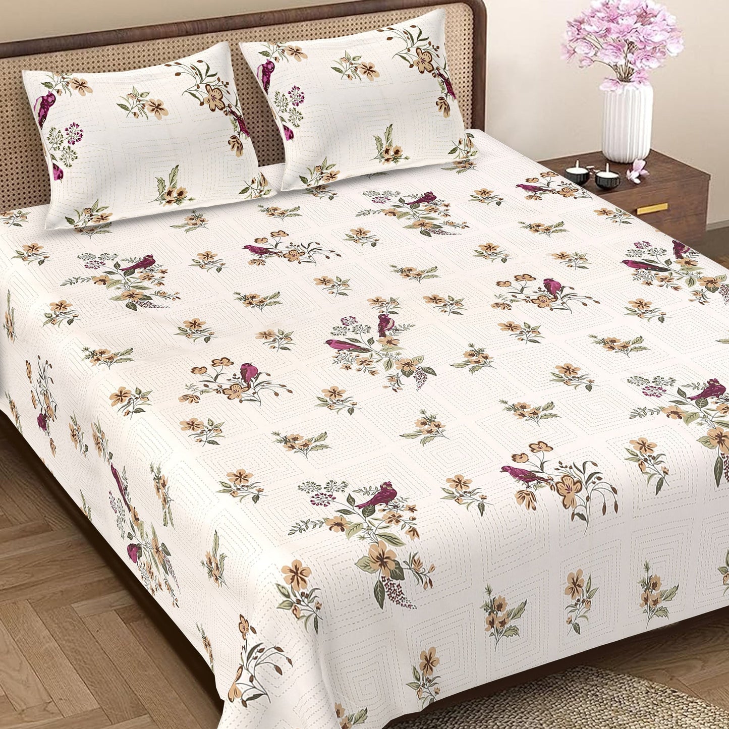 Jaipuri Block Print - King Size (108 x 108)