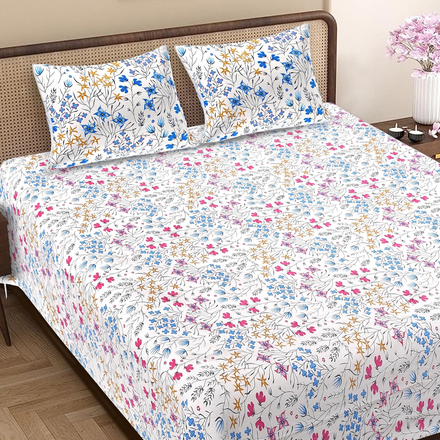 Jaipuri Block Print - King Size (108 x 108)