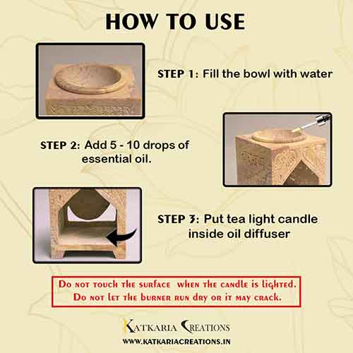 Buddha Aroma Oil Diffuser (Marble Soapstone)