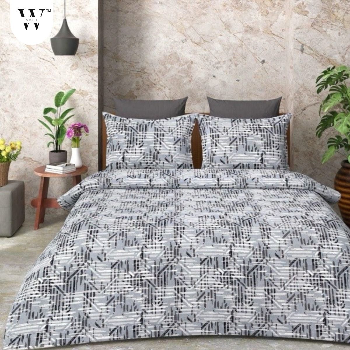 Eviora Premium Double Bedsheet (90" x 100") - 300 TC