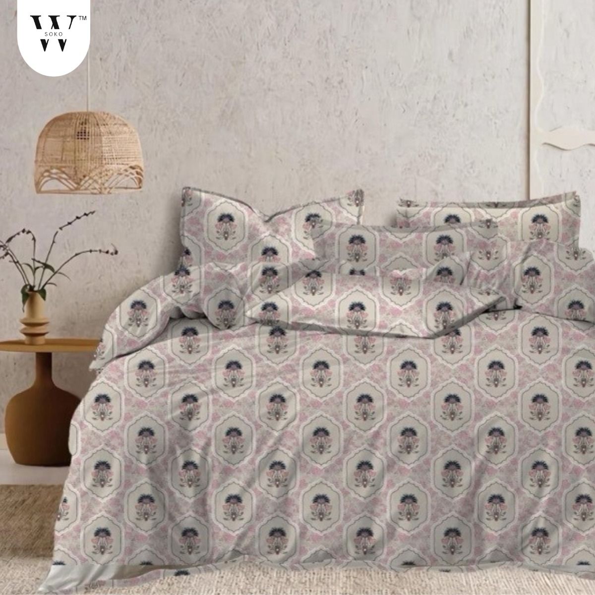 Fiorina Premium Double Bedsheet (90" x 100") - 300 TC