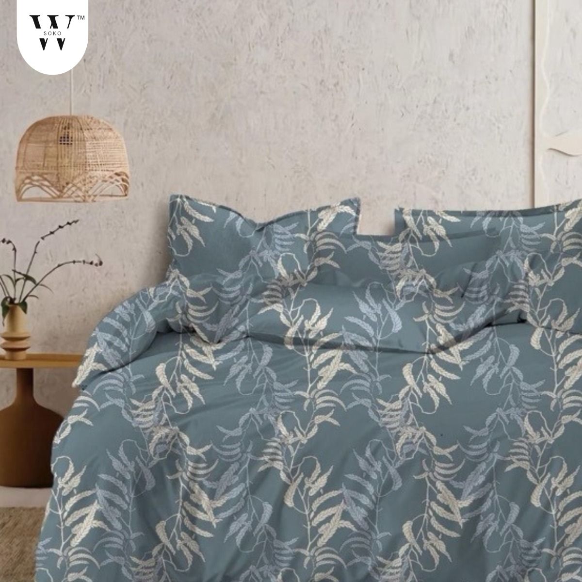 Trivelle Premium Double Bedsheet (90" x 100") - 300 TC