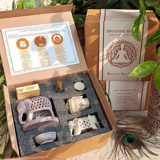 Gajah Zen Living Bundle | Meditation Box for Gifting & Home Decor