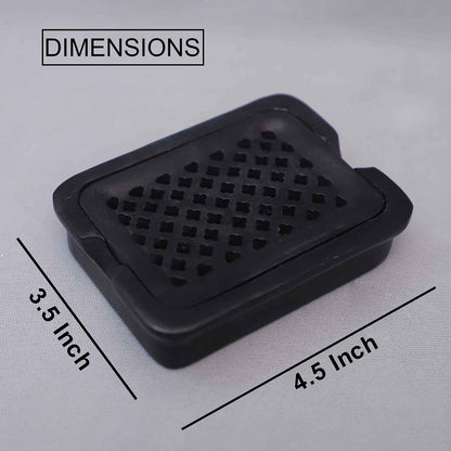 Black Soapstone Soap Dish