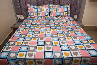 Novissa Premium King Size Bedsheet (108" x 108"): 400 TC