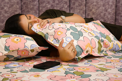 Amorria Premium King Size Bedsheet (108" x 108"): 400 TC