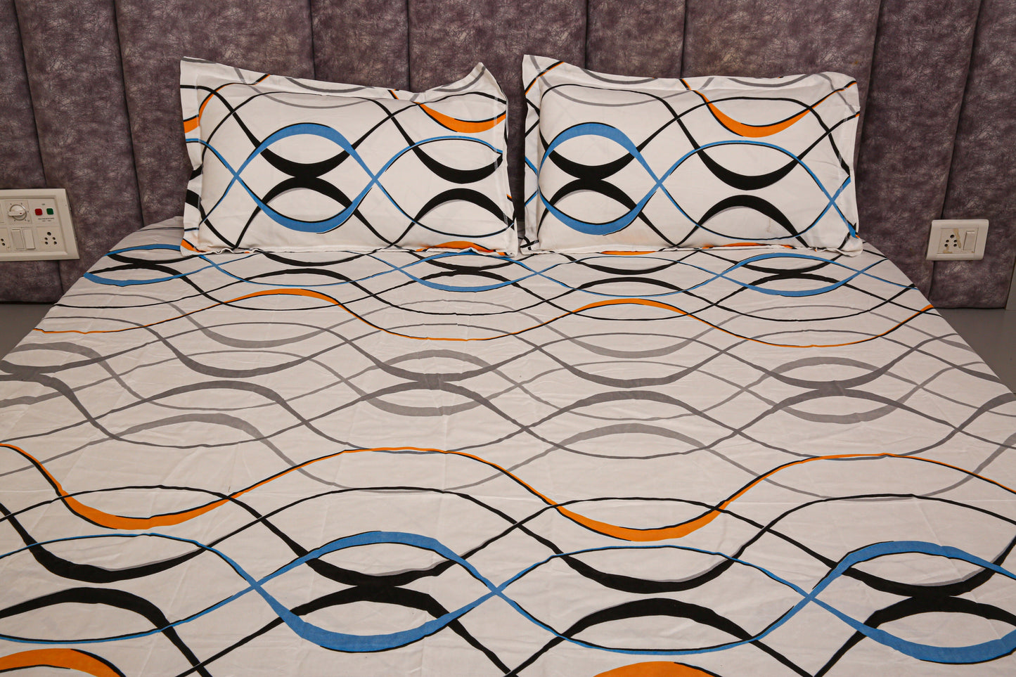 Amarelle Premium Double Bedsheet (90" x 100") - 400 TC