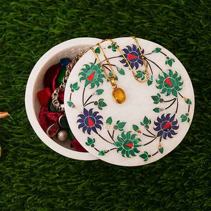 Hermosa Marble Jewellery Box