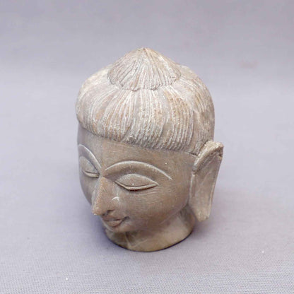 Soapstone Buddha Head Figurine