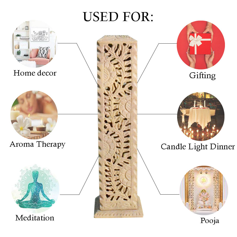 Warna Marble Incense Sticks Holder (Marble)