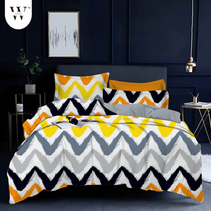 Clariona Premium Queen Size Bedsheet (90" x 100")- 300 TC