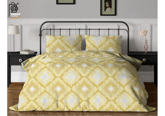 Calyssa Premium King Size Bedsheet (108" x 108") - 400 TC