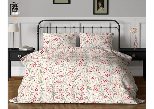 Cresora Premium King Size Bedsheet (108" x 108") - 400 TC