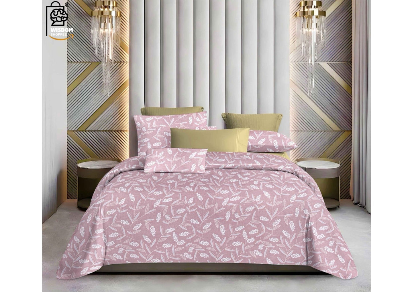 Lavivra Premium King Size Bedsheet (108" x 108") - 400 TC