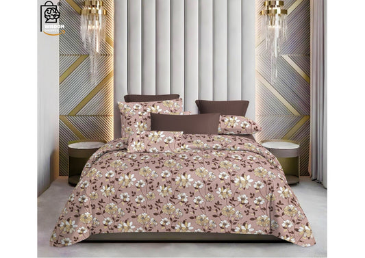 Clarella Premium King Size Bedsheet (108" x 108") - 400 TC