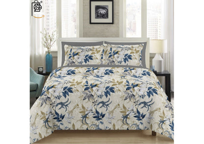 Fiorisse Premium King Size Bedsheet (108" x 108") - 400 TC