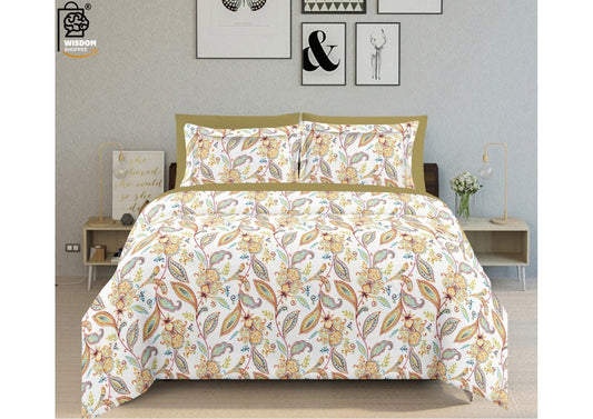 Orelia Premium King Size Bedsheet (108" x 108") - 400 TC