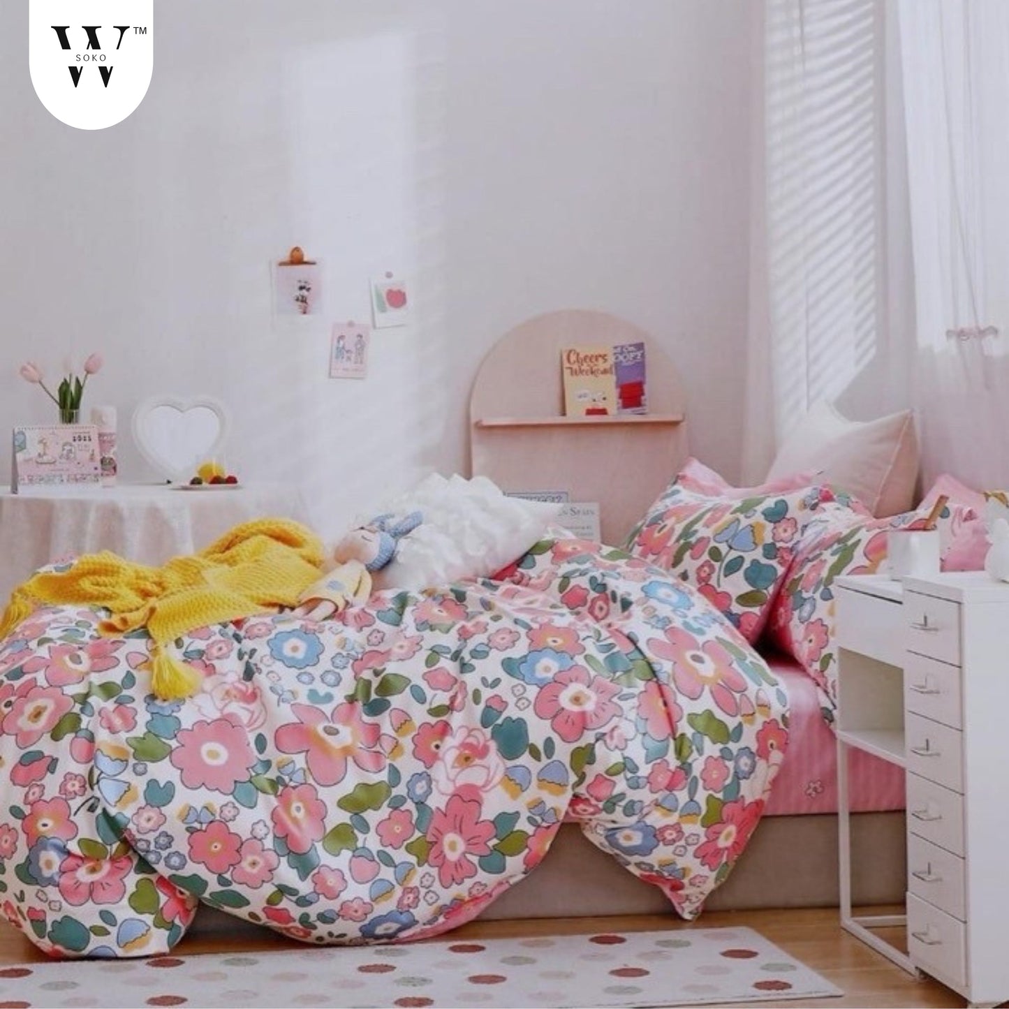 Serenylle Premium King Size Bedsheet (108" x 108") - 400 TC