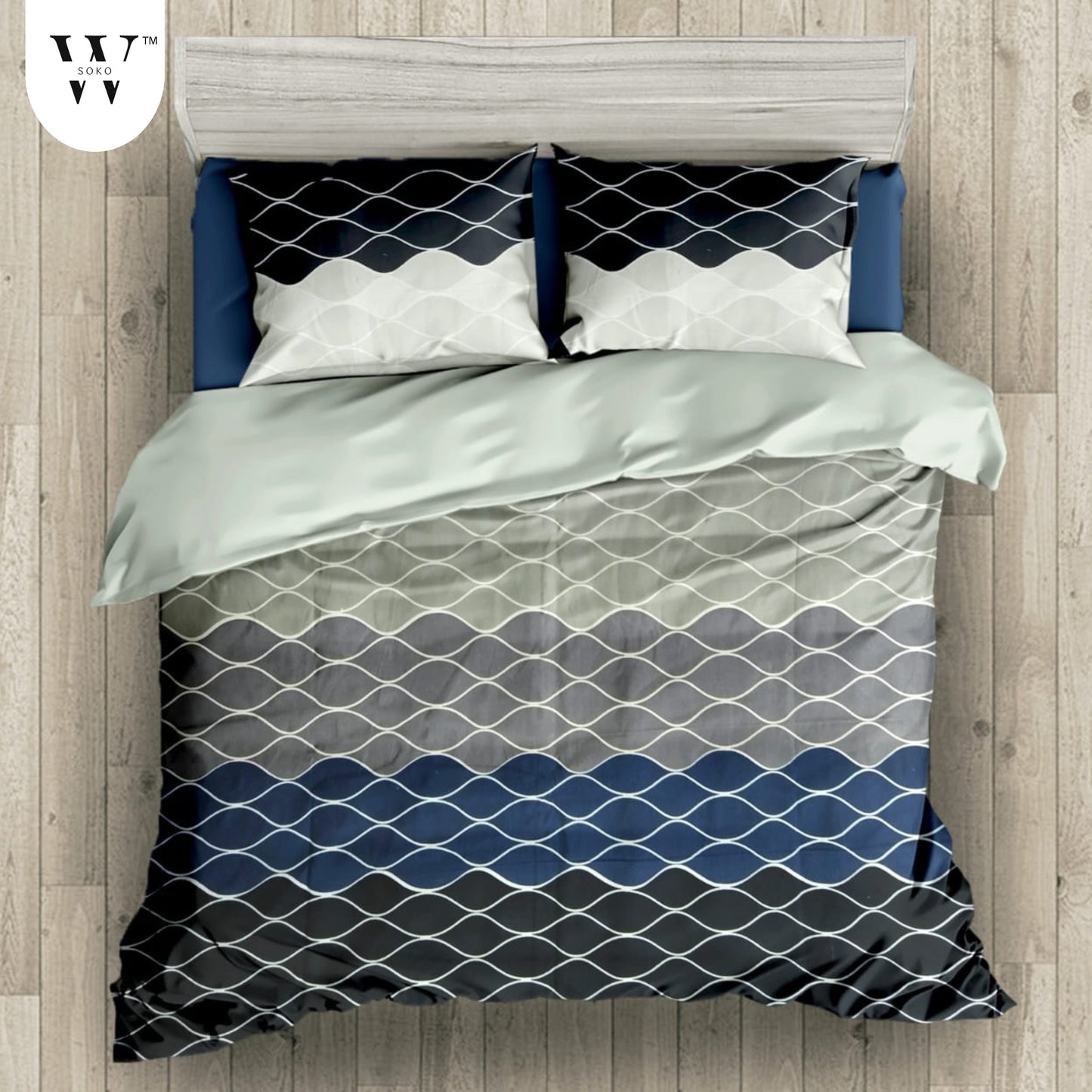 Verelis Premium Single Bedsheet (60" x 90")- 144 TC