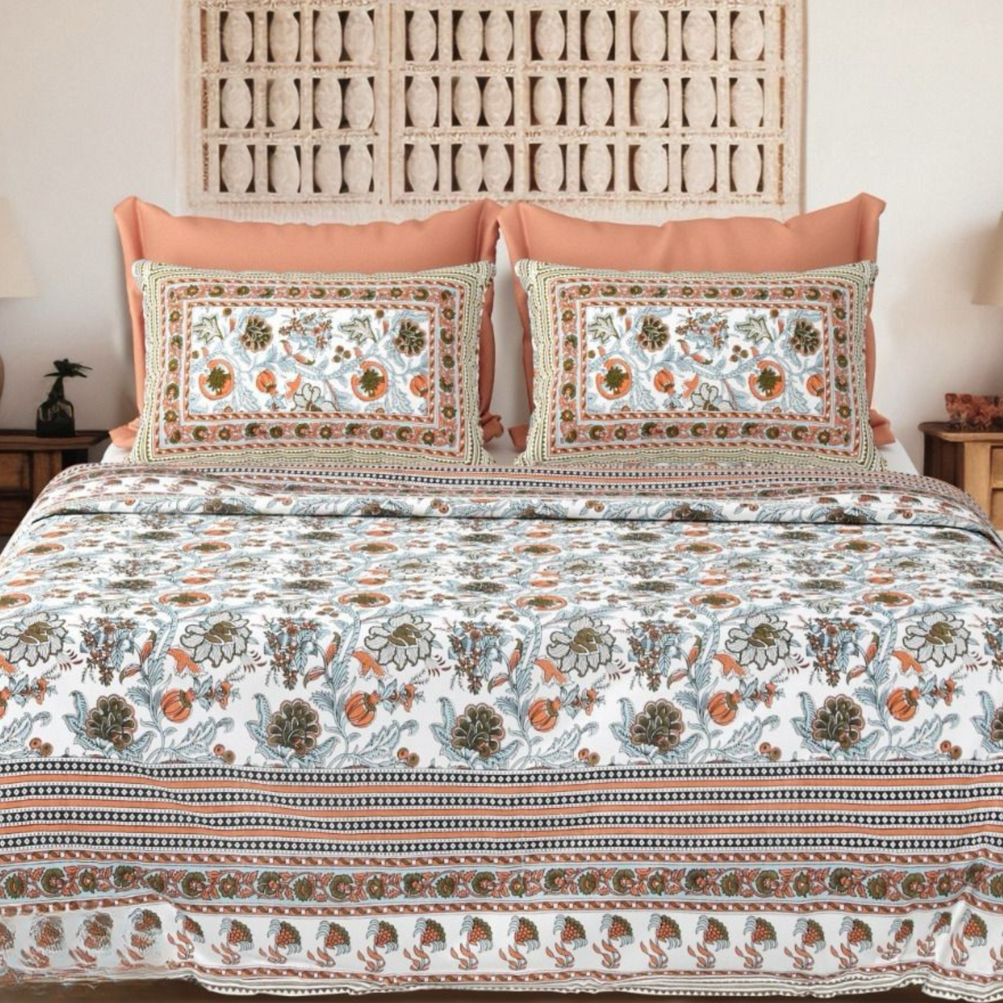 Jaipuri Block Print - King Size (108 x 108)