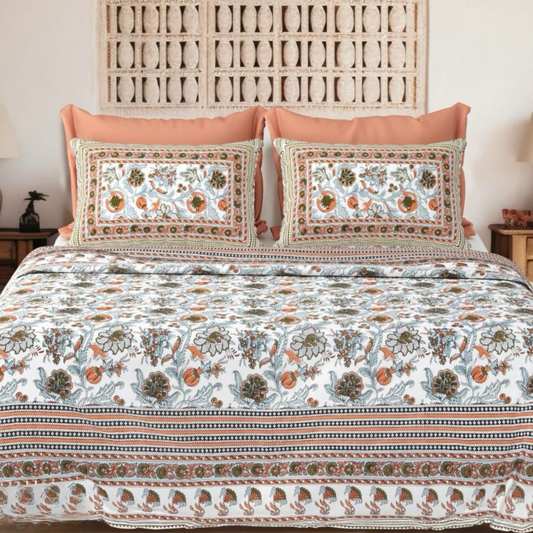 Jaipuri Block Print - King Size (108 x 108)