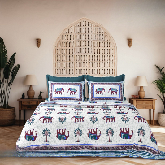 Jaipuri Block Print - King Size (108 x 108)