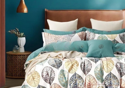 Clarenthae Premium King Size Bedsheet (108" x 108") - 400 TC