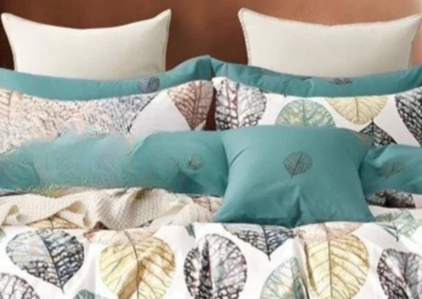 Clarenthae Premium King Size Bedsheet (108" x 108") - 400 TC