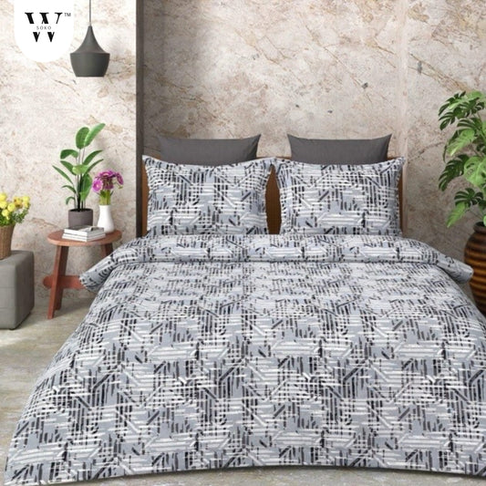 Ambrina Premium Queen Size Bedsheet (90" x 100")- 300 TC