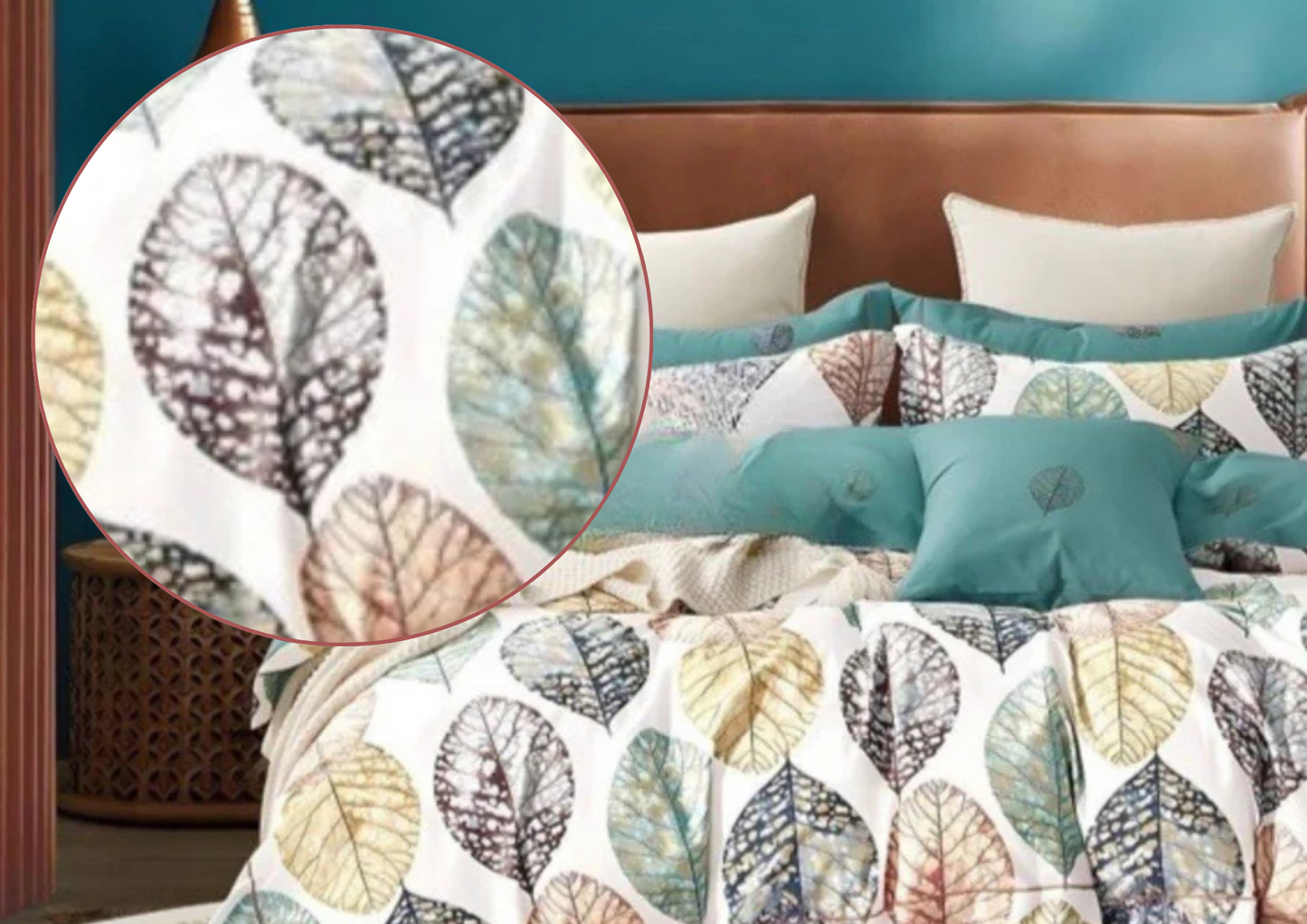 Clarenthae Premium King Size Bedsheet (108" x 108") - 400 TC