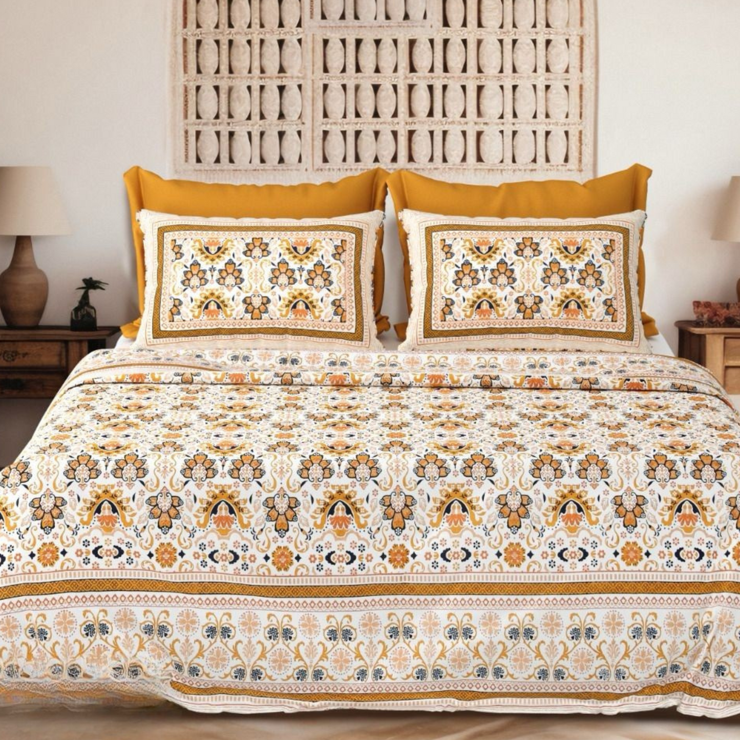 Jaipuri Block Print - King Size (108 x 108)