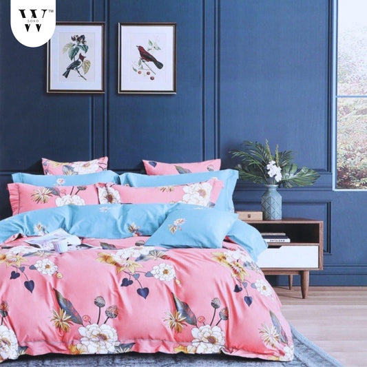 Luserelleh Premium King Size Bedsheet (108" x 108") - 400 TC