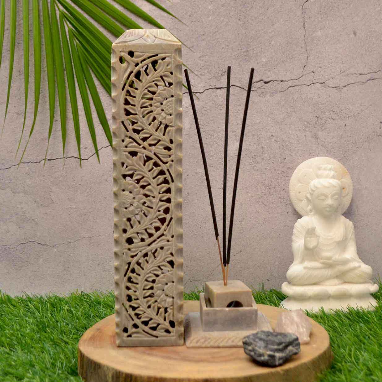 Warna Marble Incense Sticks Holder (Marble)