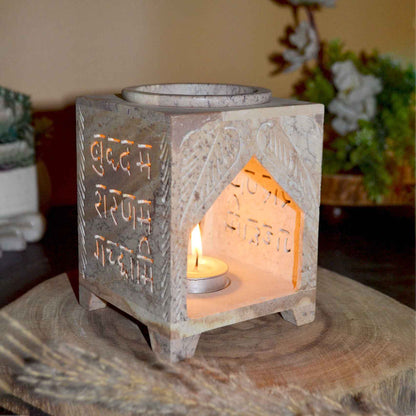 Buddha Aroma Oil Diffuser (Marble Soapstone)