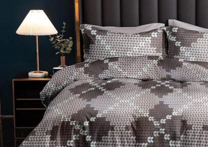 Olwessa Premium King Size Bedsheet (108" x 108") - 400 TC