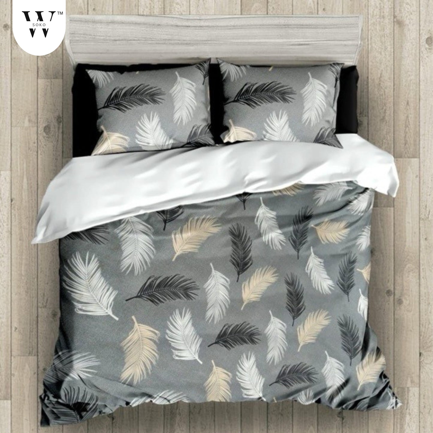 Maronelle Premium Queen Size Bedsheet (90" x 100"): 300 TC