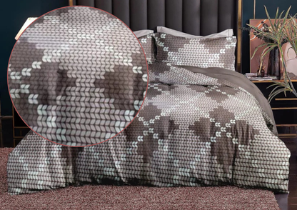 Olwessa Premium King Size Bedsheet (108" x 108") - 400 TC