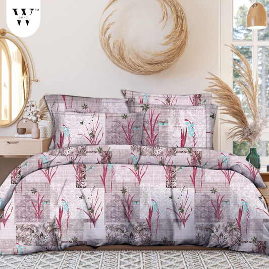 Amiorra Premium King Size Bedsheet (108" x 108") - 400 TC