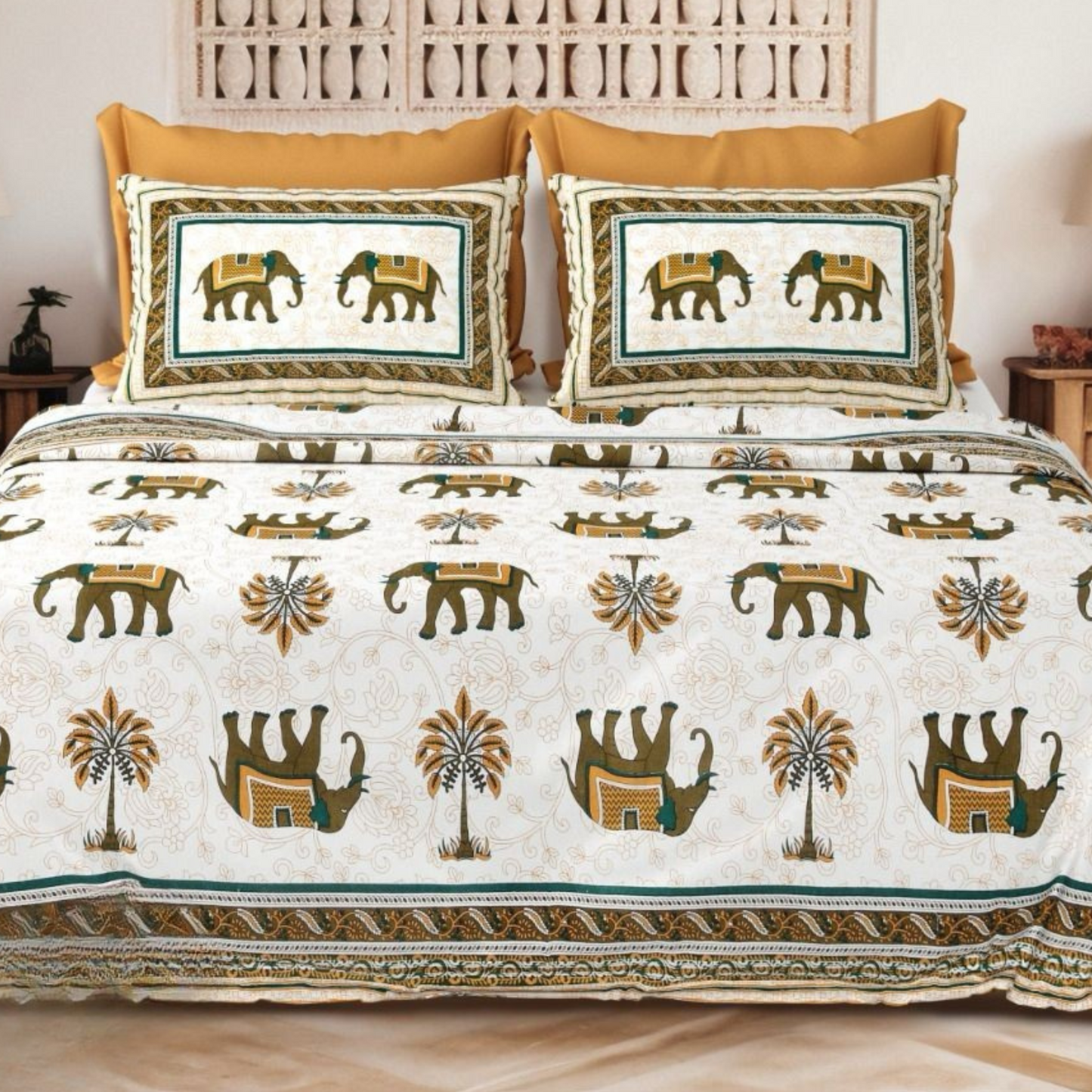 Jaipuri Block Print - King Size (108 x 108)