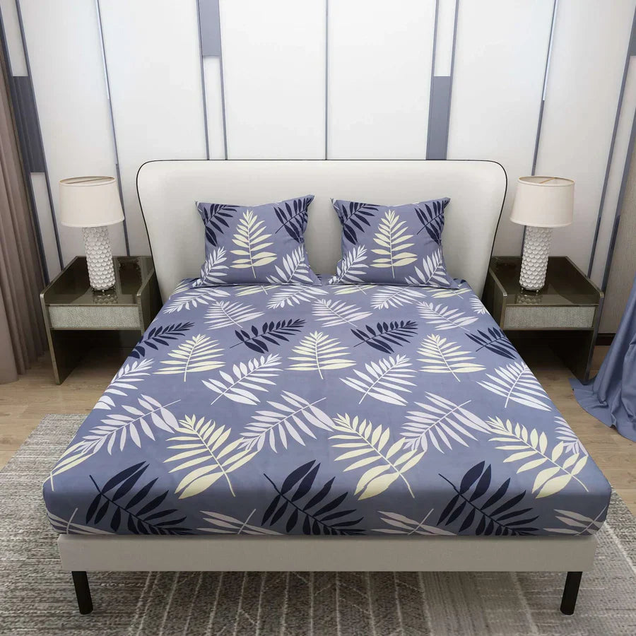 Fiorayne Premium Queen Size Bedsheet (90" x 100") 300 TC