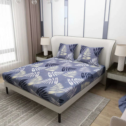 Fiorayne Premium Queen Size Bedsheet (90" x 100") 300 TC